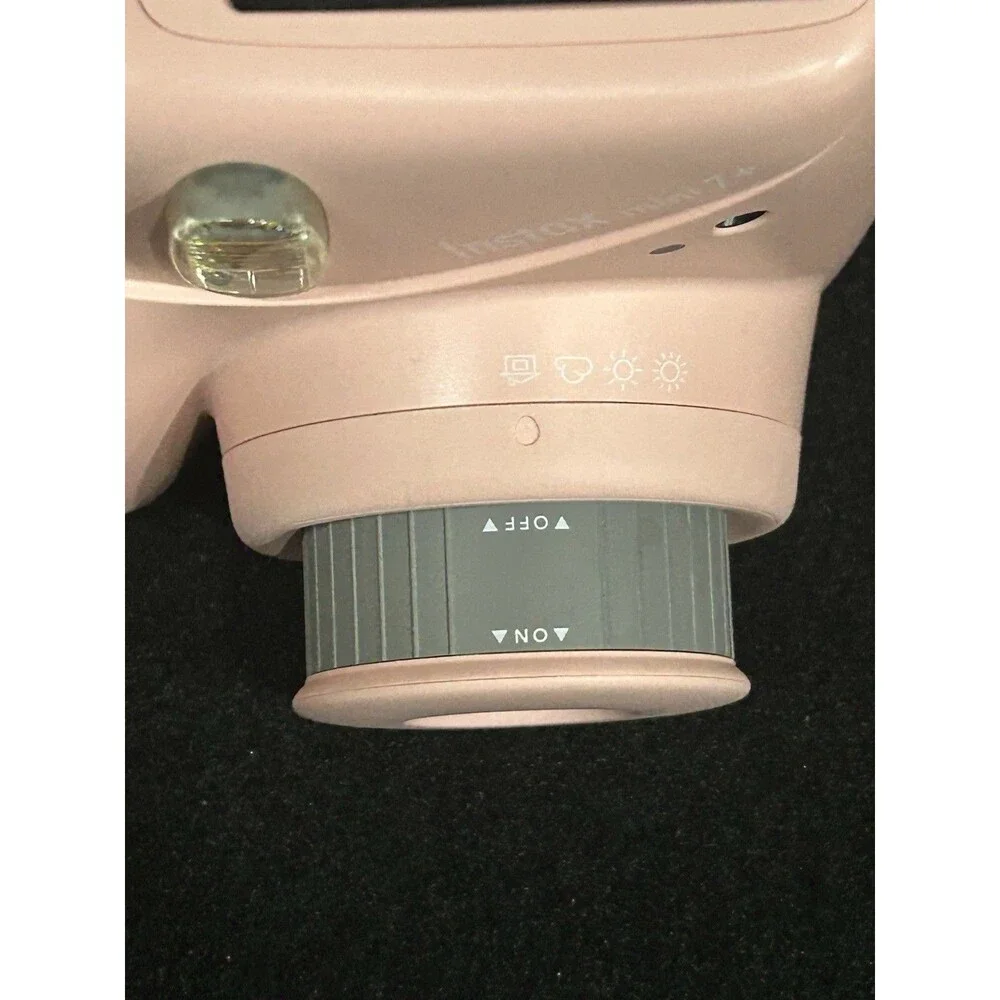 Pink Fujifilm Instax Mini 7+ Plus Instant Camera Tested Excellent Condition B-17